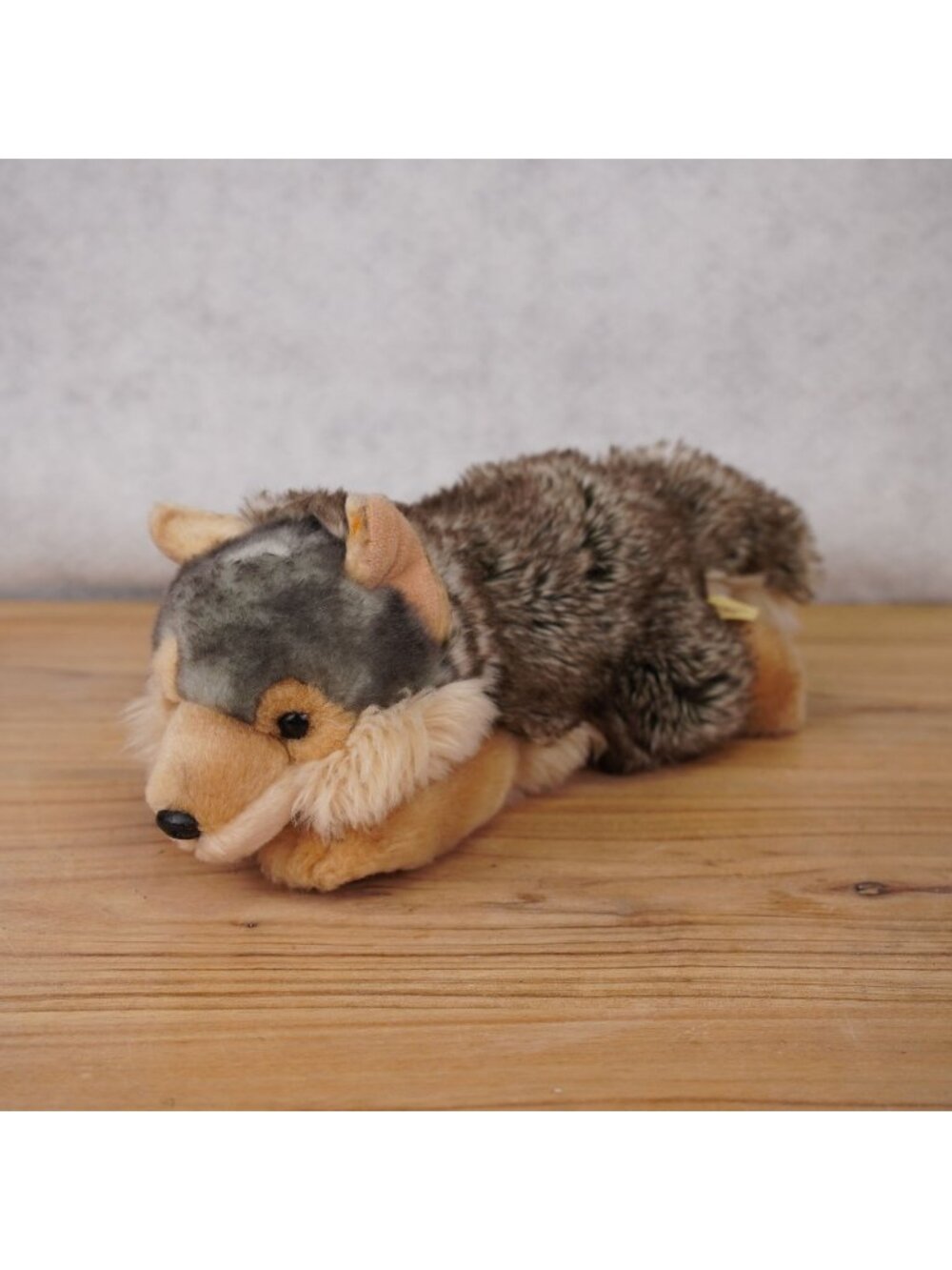 Aurora Miyoni Wolf Plush Stuffed Animal Gray Brown Wild Dog Cute Soft Cuddly 12" - Picture 1 of 12